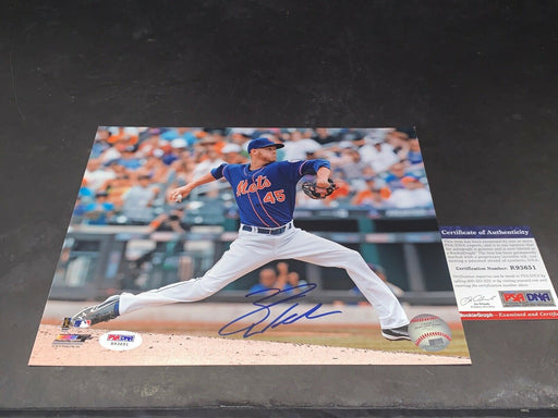 Zack Wheeler New York Mets Autographed Signed 8x10 PSA DNA COA 2
