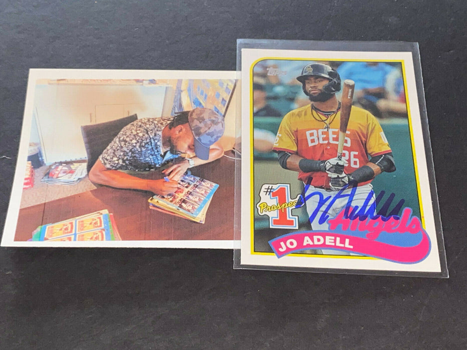 Jo Adell Los Angeles Angels Auto Signed 2020 Topps #1 Prospect Card