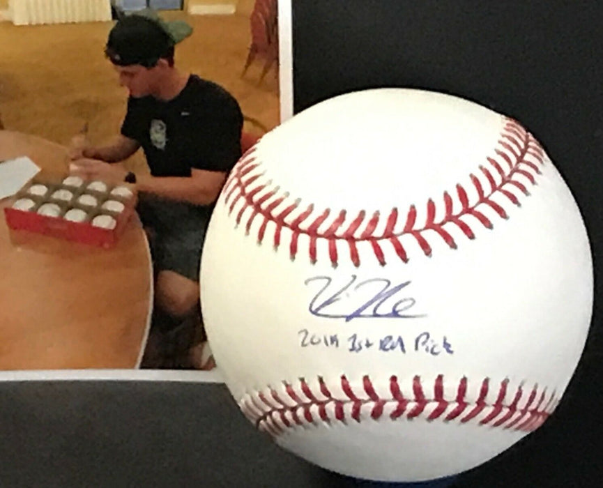 Kevin Newman Pittsburgh Pirates Autographed Signed MLB Baseball 2015 1st Rd Pick