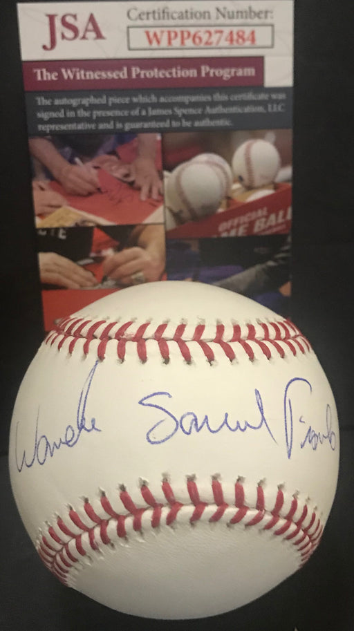 Wander Franco FULL NAME Tampa Rays Autographed Signed Baseball JSA WITNESS COA